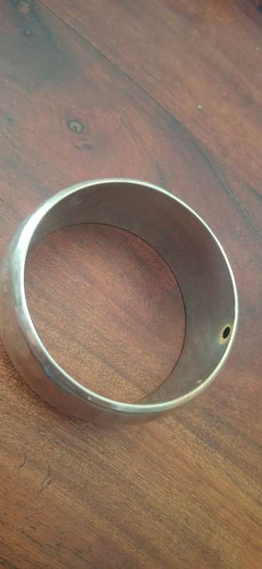 Silver plated bangle