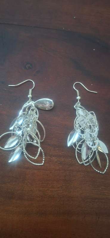Silver earrings