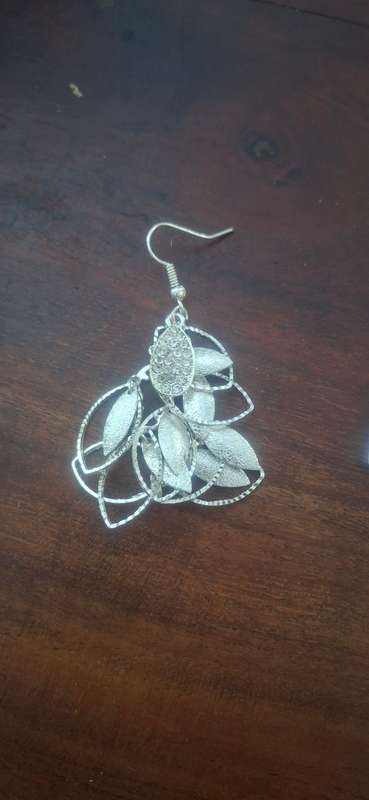 Silver earrings