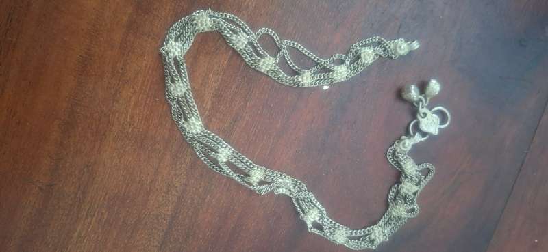 Silver Colour Belly Dance Gypsy Oriental Bollywood Anklet India