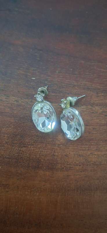 Silver earrings