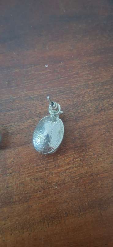 Silver earrings
