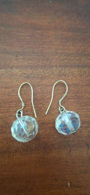 Swarovski earrings sterling silver