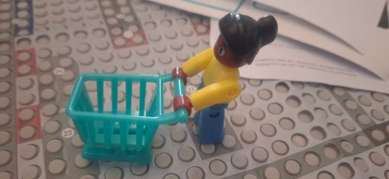 Checkers Lego-like collectables  and you can build an entire store