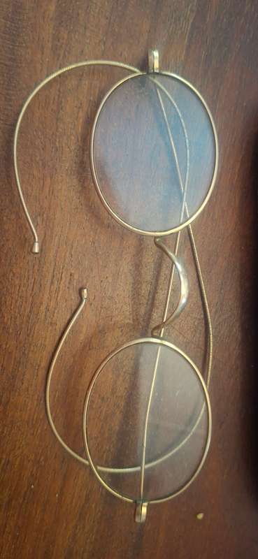 Vintage gold rim glasses