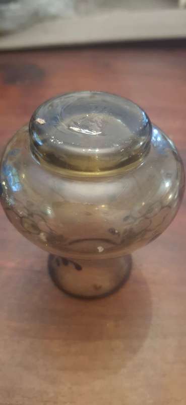 Small glass vase vintage