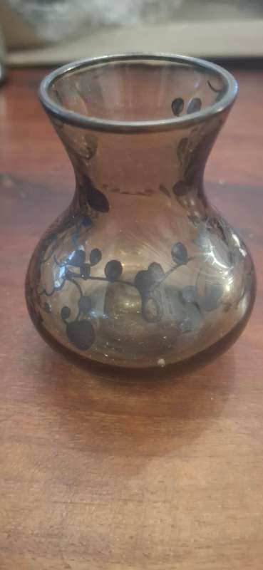 Small glass vase vintage