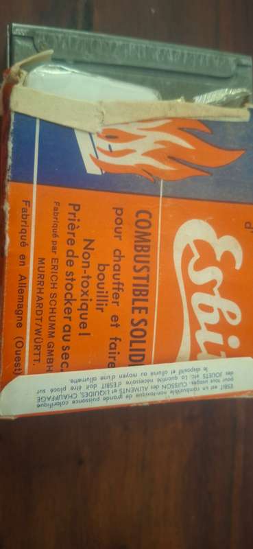 Esbit Vintage German Military Wehrmacht Kocher Stove Battlefield Post WWII WW2