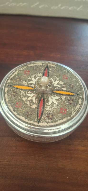 Mirror trinket box vintage