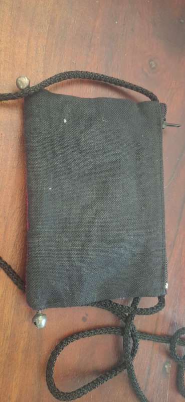 Vtg Wristlet Clutch Bag Purse Handmade Embroidered Sequence Elephant Thailand