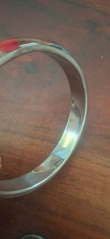 Multi colour bangle silver plated