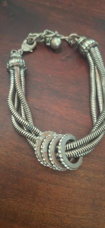 Silver plated bangle