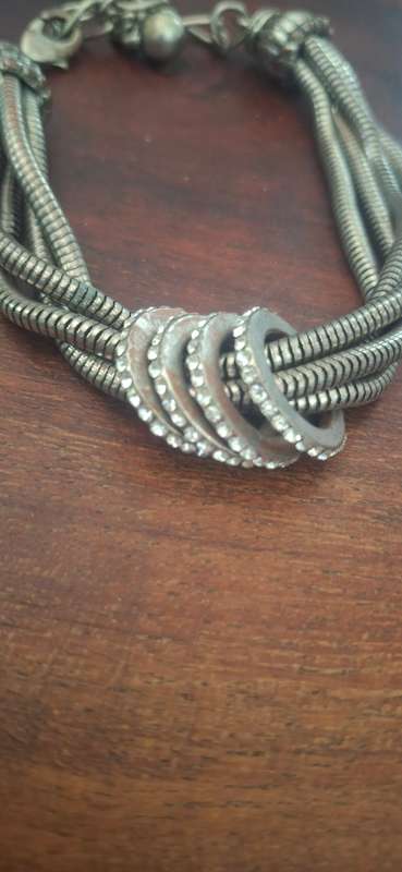 Silver plated bangle
