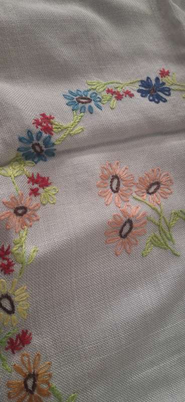 Vintage embroidery cloth