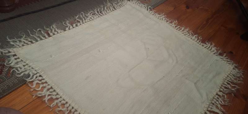 Vintage mohair table cloth