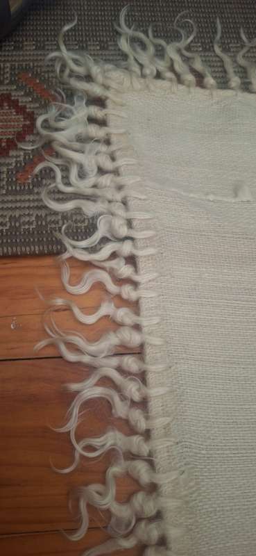 Vintage mohair table cloth