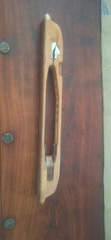 Vintage wooden shuttle