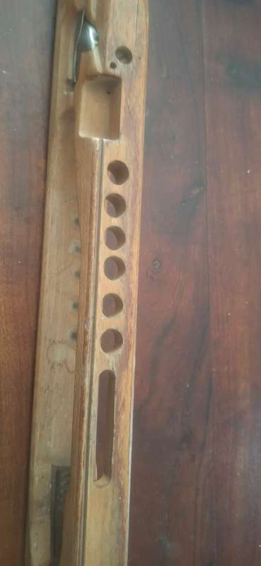 Vintage wooden shuttle