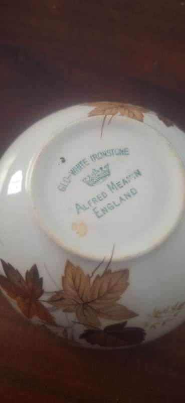 Alfred meakin milk cup and sugar bowl