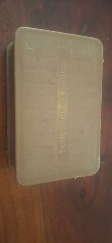 Vintage south african army soap dish