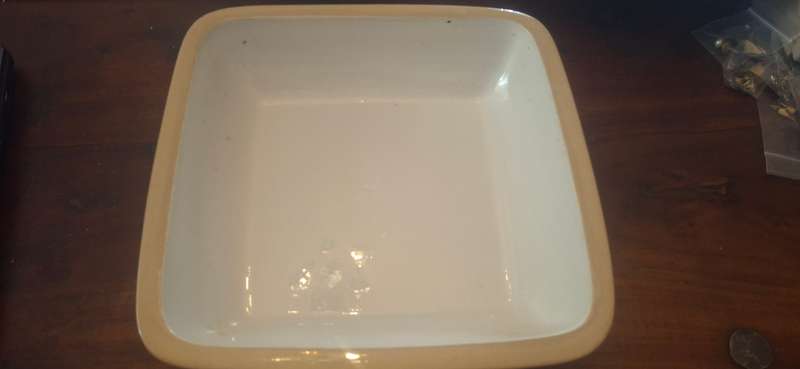 Mason Cash Ceramic 9 Cane Square Stoneware Baking Dish