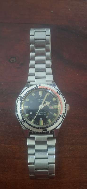 orima watches super datomatic mens watch working