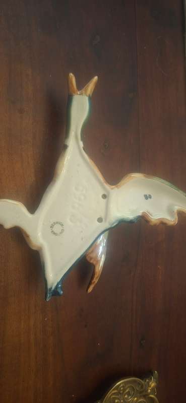 STUNNING VINTAGE BESWICK PORCELAIN WALL DUCK FIGURE No 596/3