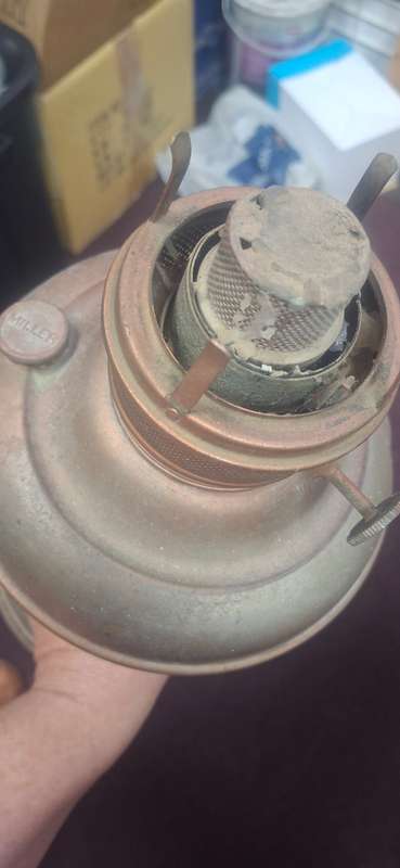 Millers vestal lamp vintage