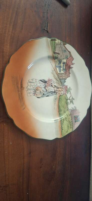 Royal Doulton Dickens Little Nell Leeds shape plate