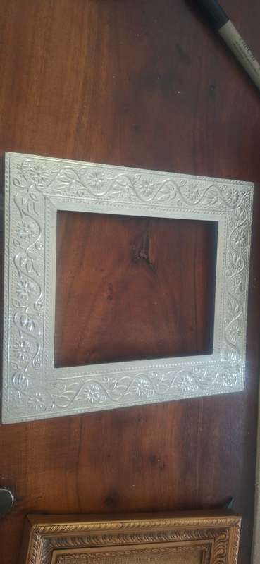 Metal and wood frame vintage
