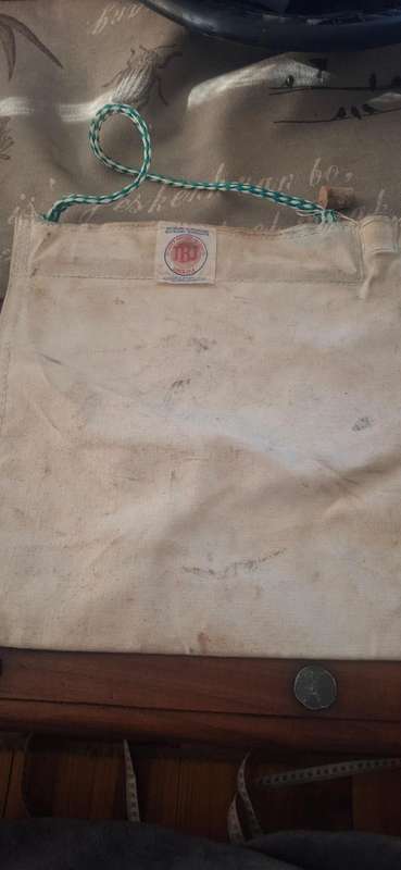 Canvas water bag vintage