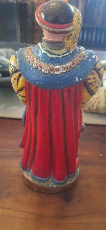 British Gothic Hand-Painted Tudor Royal King Henry VIII Figurine