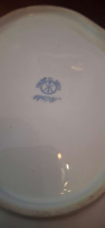 RARE! Vintage Noritake Morimura Art Deco Pagoda Dish, Noritake Stamp, Art Deco Noritake,