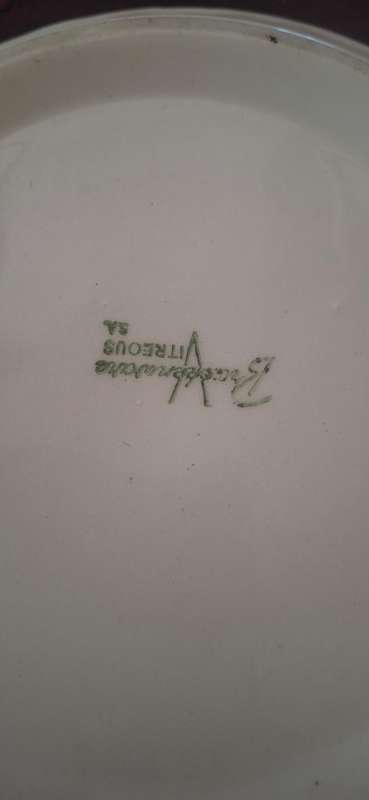 Vintage brackenware kids porcelain plate