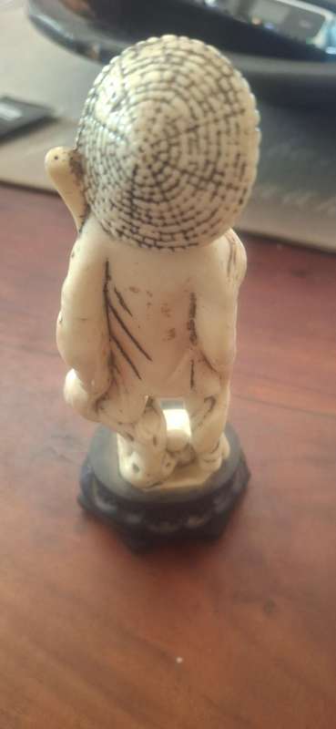 Asian Man  Plastic Resin Figure Hong Kong Chinese