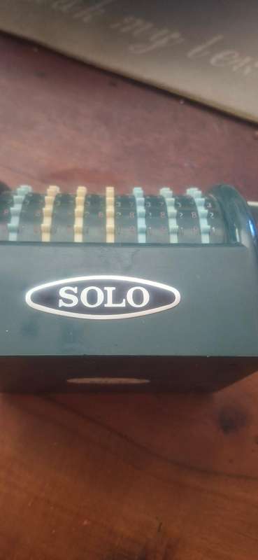 Vintage Solo Mini Calculator Handy Adding Machine Japan 1969
