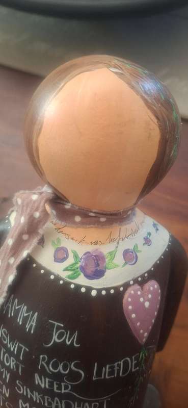 Wooden doll ornament