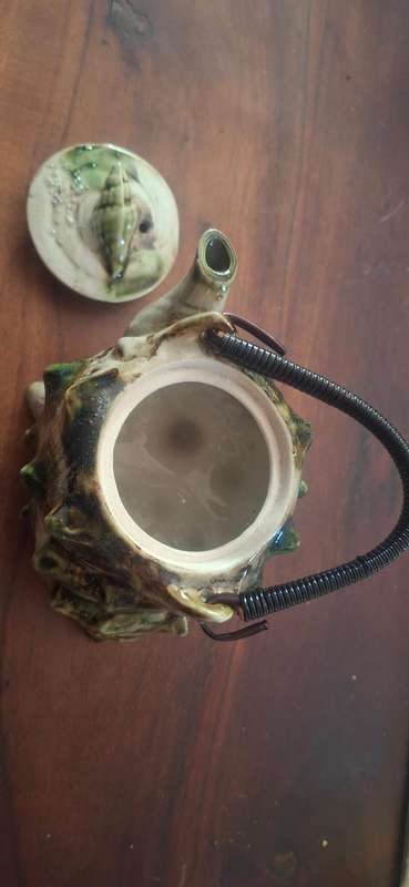 Vintage Small Snail Shell Teapots, Japanese Ceramic, Year 1970s'
