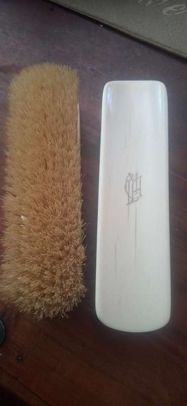 Vintage brushes bone material