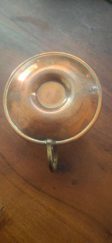 Vintage copper and Brass candle holder