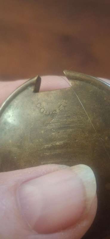brass clock pendulum vintage