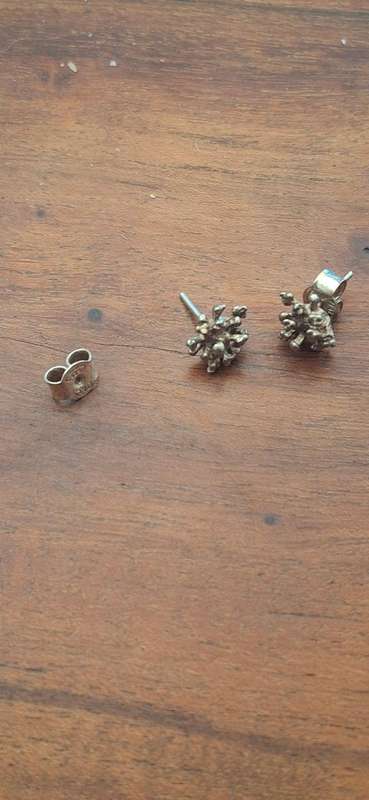 Sterling silver earrings made in italy