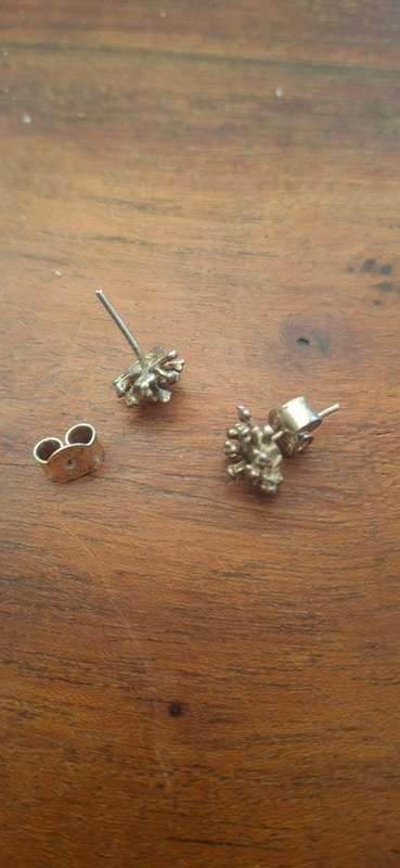 Sterling silver earrings made in italy