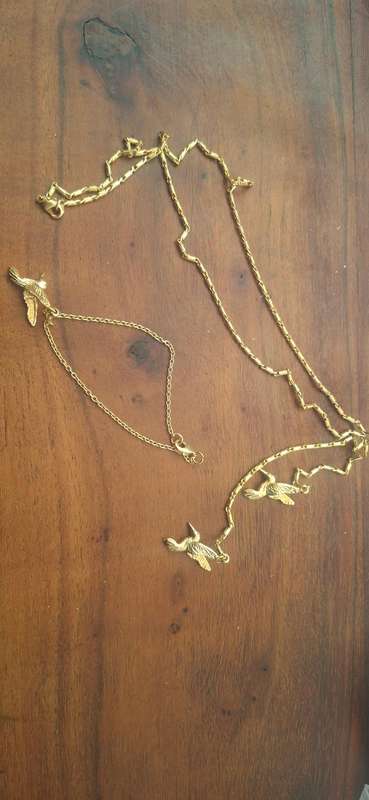 Hummingbird Bracelet with necklace cinderela ba