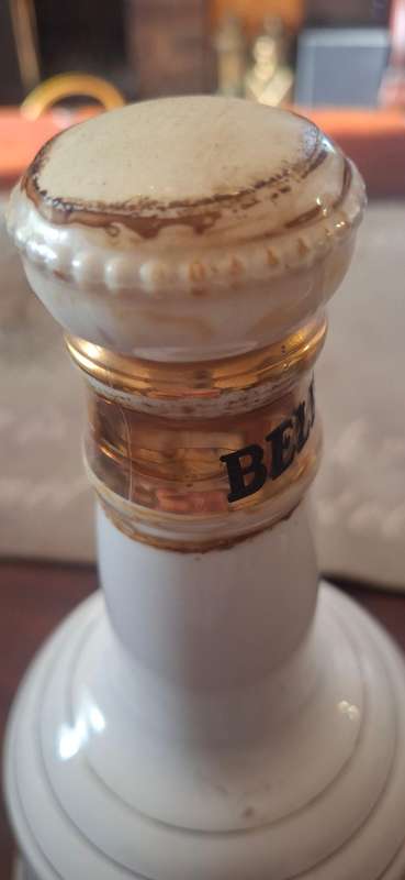 1980s Royal Andrew and Sarah wedding bell whisky decanter