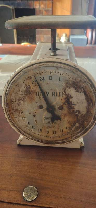 Vintage war rite scale