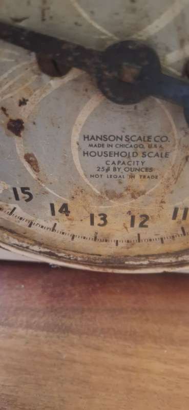 Vintage war rite scale