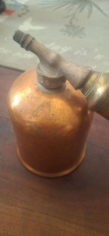 Vintage bug sprayed brass and copper