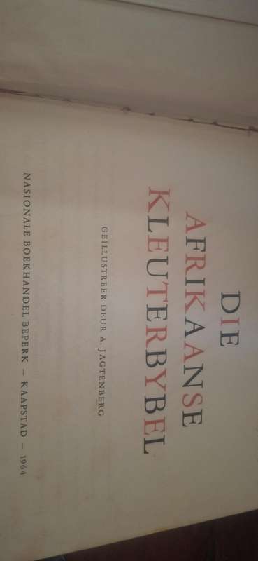 Die afrikaanse kleuterbybel