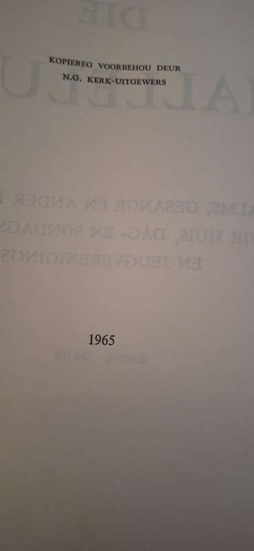 Die halleluja 1965